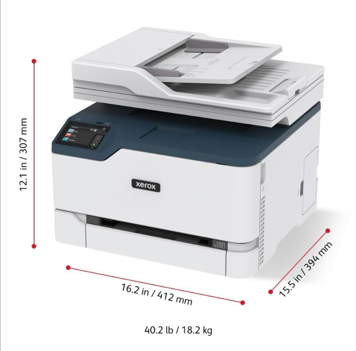 Xerox C235 Color Laser All in One (C235V/DNI) Laser printer Multifunction with fax - Color - Laser