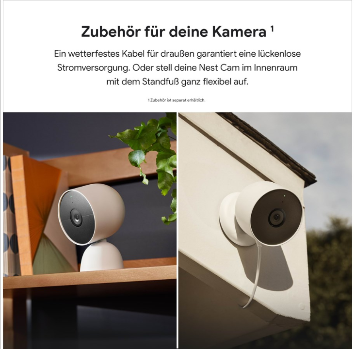 Google Nest Cam 室内支架