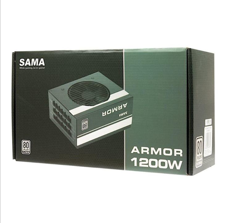 Inter-Tech SAMA FTX-1200-A Armor power supply - 1200 Watt - 120 mm - 80 Plus Platinum certificate