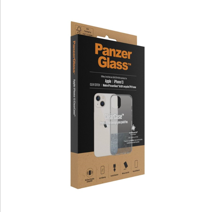 PanzerGlass Apple iPhone 13 AntiBacterial ClearCase