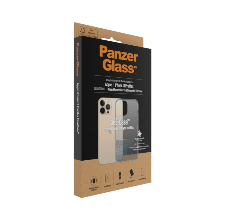 PanzerGlass Apple iPhone 13 Pro Max AntiBacterial ClearCase