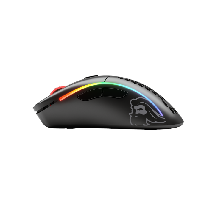 Glorious Model D Wireless - Matte Black - Gaming mouse - Optic - 6 buttons - Black with RGB light