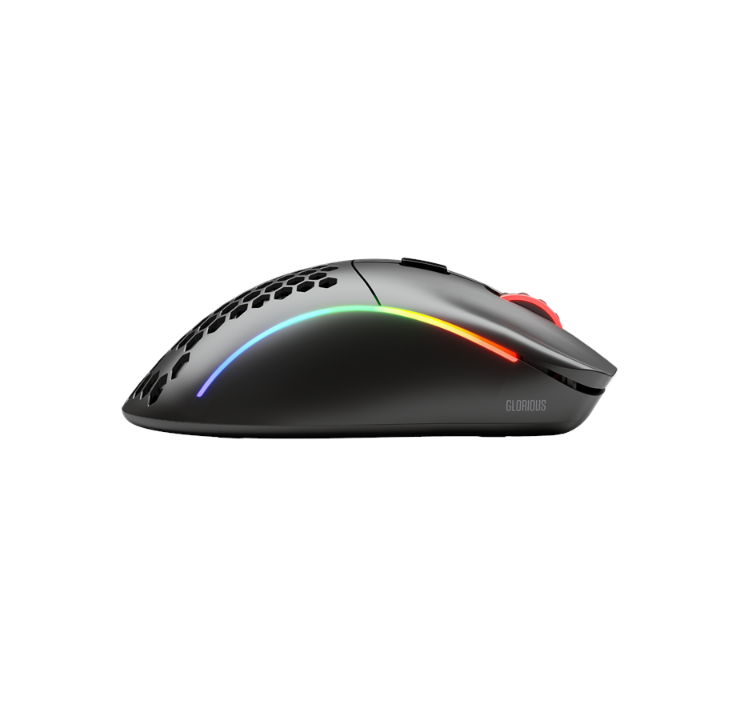 Glorious Model D Wireless - Matte Black - Gaming mouse - Optic - 6 buttons - Black with RGB light