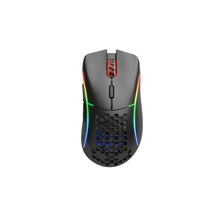 Glorious Model D Wireless - Matte Black - Gaming mouse - Optic - 6 buttons - Black with RGB light