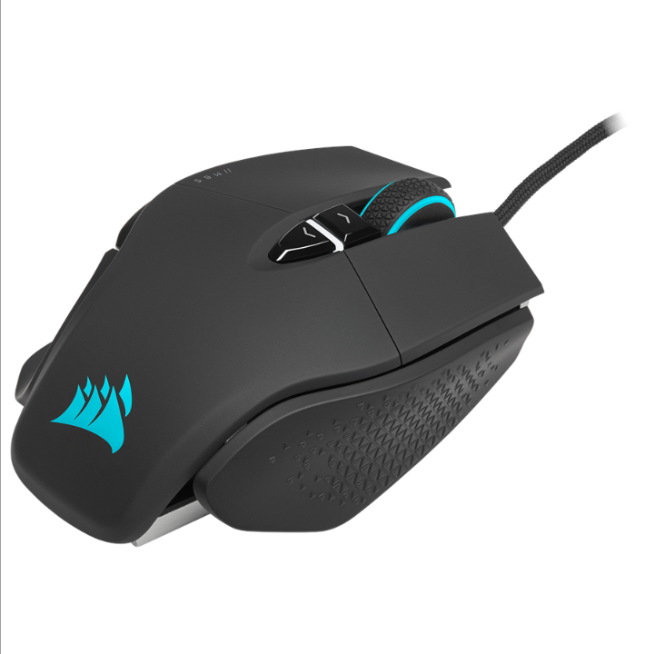 Corsair M65 RGB ULTRA - 黑色 - 游戏鼠标 - 光学 - 8 个按钮 - 黑色带 RGB 灯