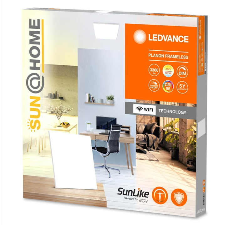 LEDVANCE SMART+ Sun@Home Planon بدون إطار 60x60 سم 1800 لومن 20