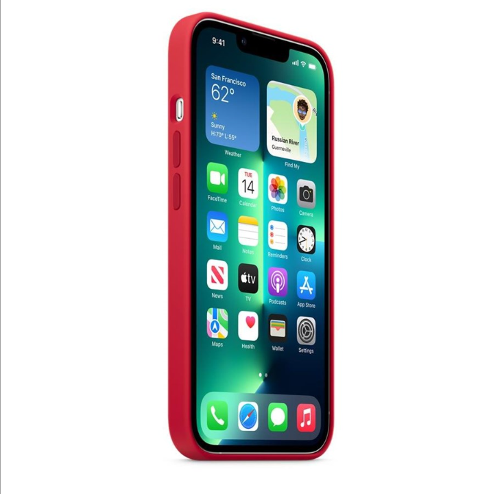 Apple iPhone 13 Pro Silicone Case with MagSafe â (PRODUCT)RED