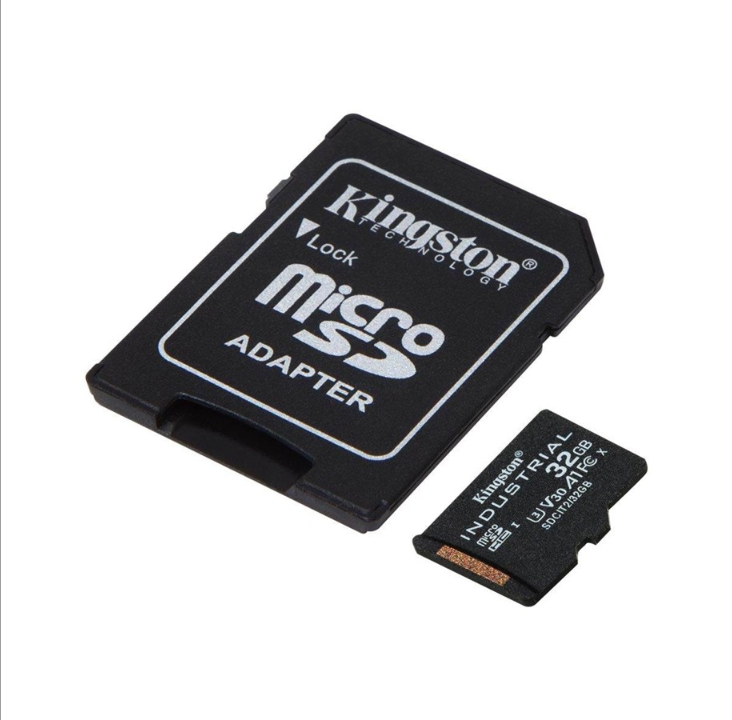 Kingston Industrial microSD/SD - 100MB/s - 32GB