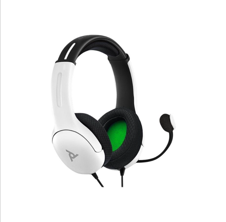 PDP LVL40 Wired Stereo Gaming Headset - White