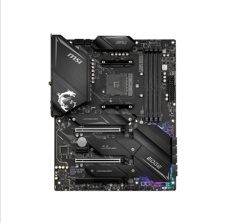 MSI MPG X570S EDGE MAX WIFI Motherboard - AMD X570 - AMD AM4 socket - DDR4 RAM - ATX