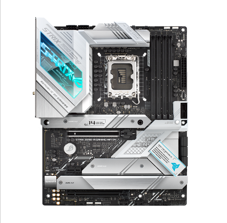 اللوحة الأم ASUS ROG STRIX Z690-A GAMING WIFI D4 - Intel Z690 - مقبس Intel LGA1700 - ذاكرة الوصول العشوائي DDR4 - ATX