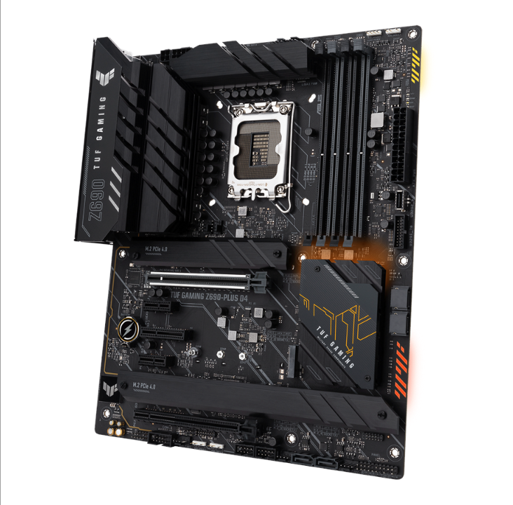 ASUS TUF GAMING Z690-PLUS D4 Motherboard - Intel Z690 - Intel LGA1700 socket - DDR4 RAM - ATX