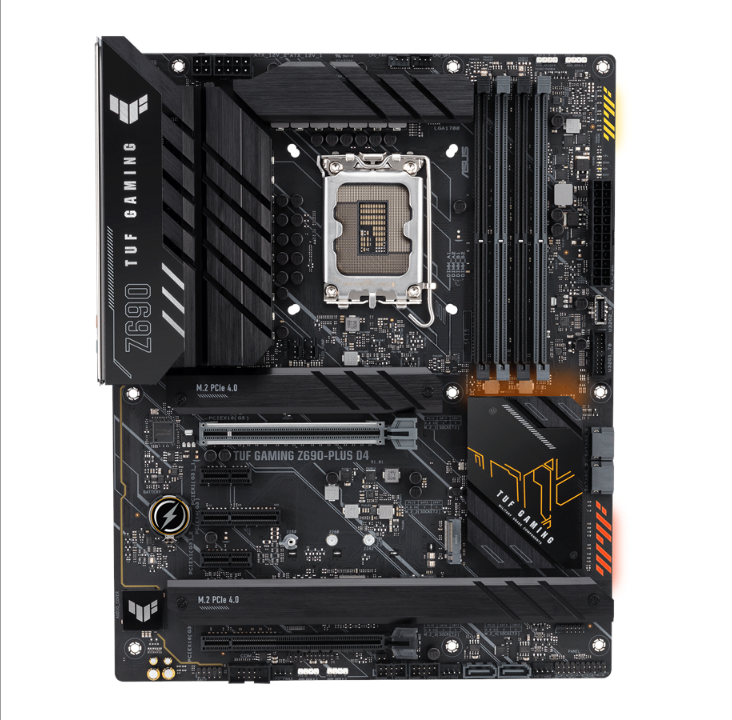 ASUS TUF GAMING Z690-PLUS D4 Motherboard - Intel Z690 - Intel LGA1700 socket - DDR4 RAM - ATX