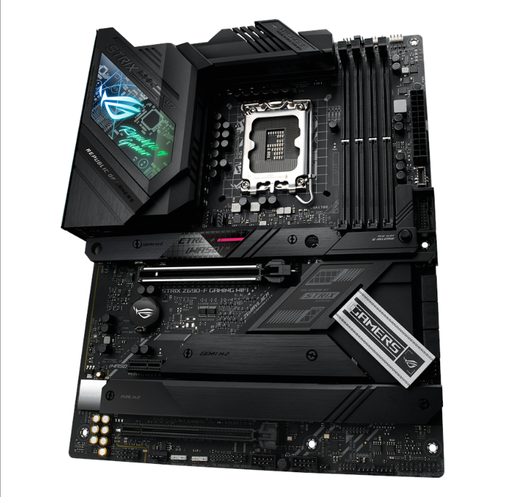 اللوحة الأم ASUS ROG STRIX Z690-F GAMING WIFI - Intel Z690 - مقبس Intel LGA1700 - ذاكرة الوصول العشوائي DDR5 - ATX