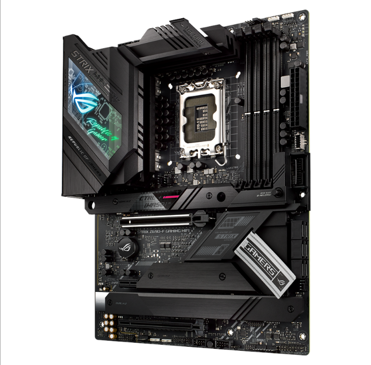 اللوحة الأم ASUS ROG STRIX Z690-F GAMING WIFI - Intel Z690 - مقبس Intel LGA1700 - ذاكرة الوصول العشوائي DDR5 - ATX