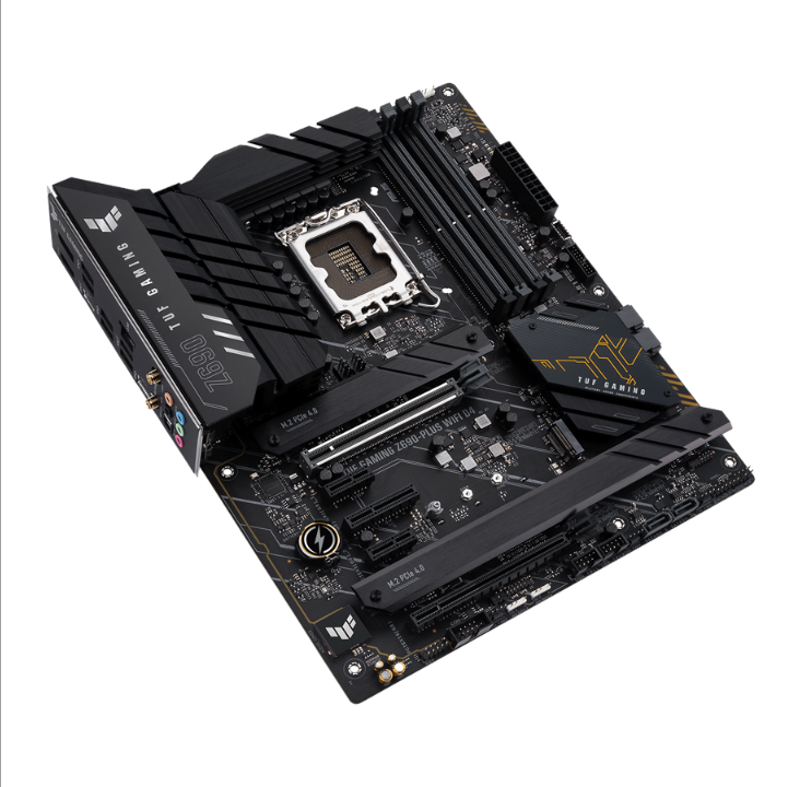 ASUS TUF GAMING Z690-PLUS WIFI D4 Motherboard - Intel Z690 - Intel LGA1700 socket - DDR4 RAM - ATX