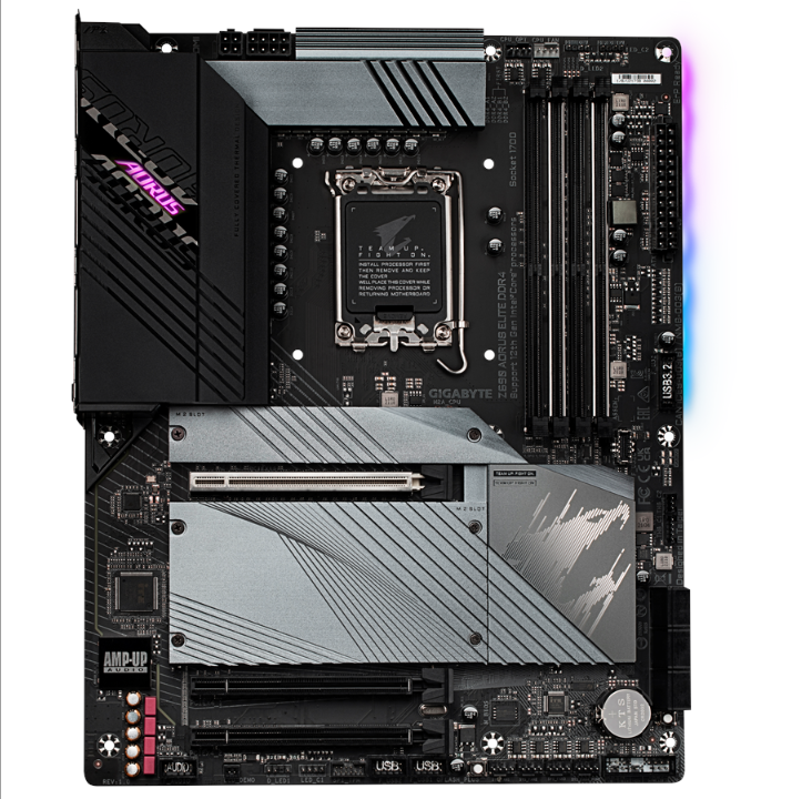 GIGABYTE Z690 AORUS ELITE DDR4 Motherboard - Intel Z690 - Intel LGA1700 socket - DDR4 RAM - ATX