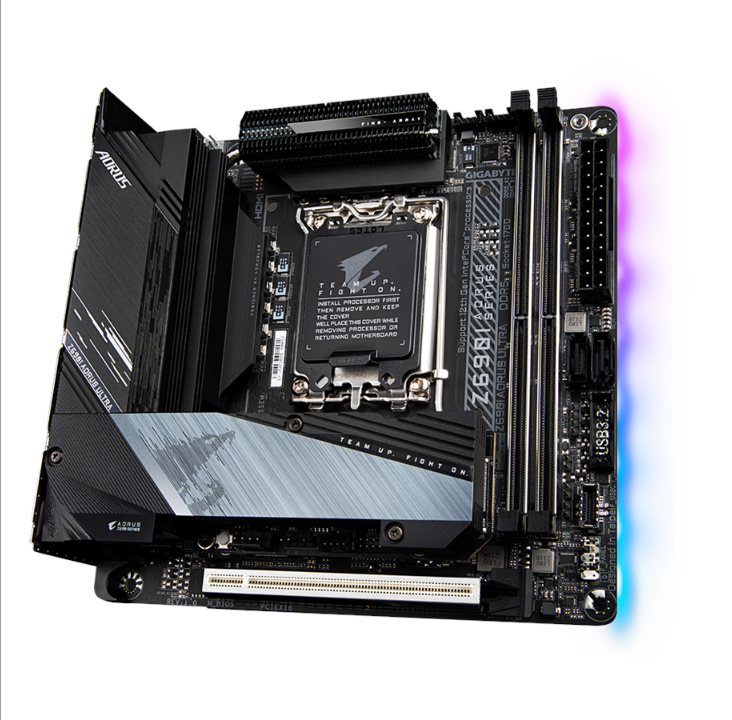 GIGABYTE Z690I AORUS ULTRA Motherboard - Intel Z690 - Intel LGA1700 socket - DDR5 RAM - Mini-ITX