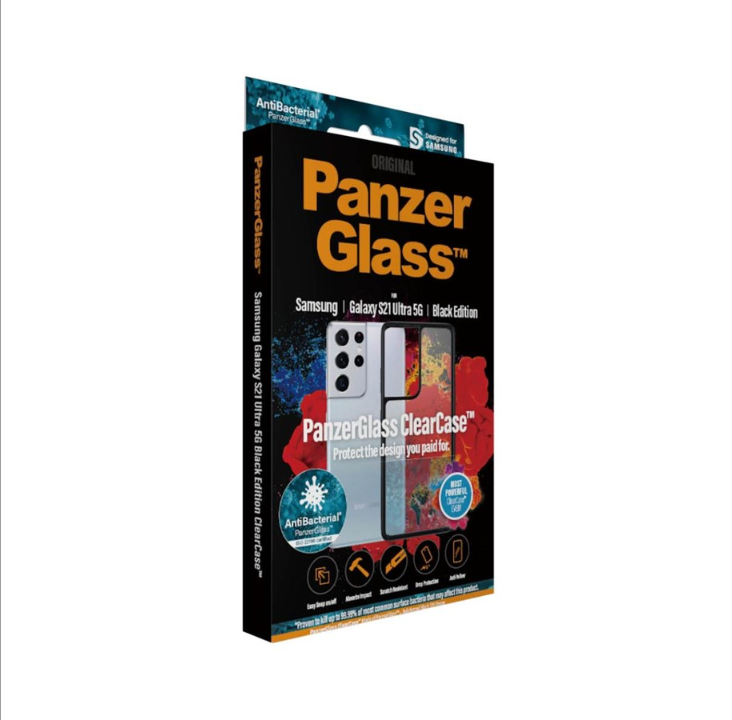 PanzerGlass Samsung Galaxy S21 Ultra 5G ClearCase - Black