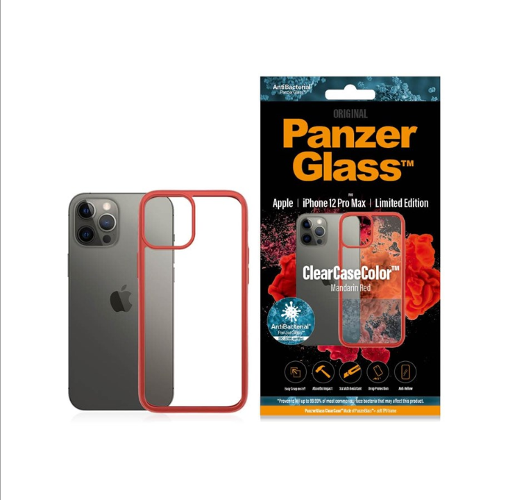 PanzerGlass Apple iPhone 12 Pro Max ClearCase - Red