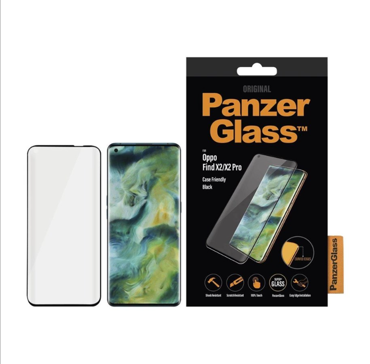 PanzerGlass Oppo Find X2/X2 Pro 保护壳友好 - 黑色