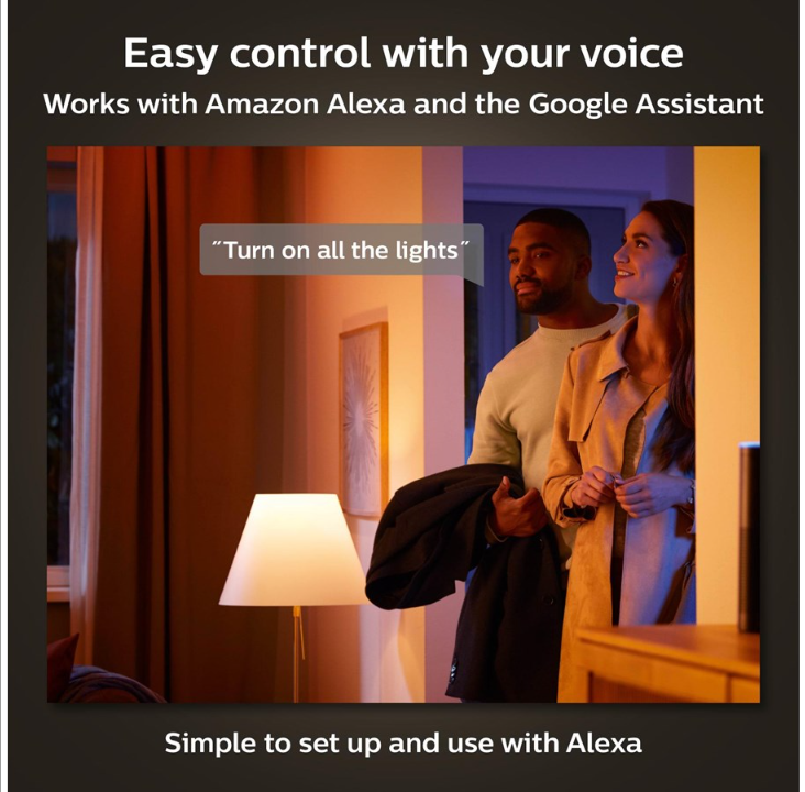 Philips Hue Color A60 E27 1100 Lumen - Starter package with 3 light sources