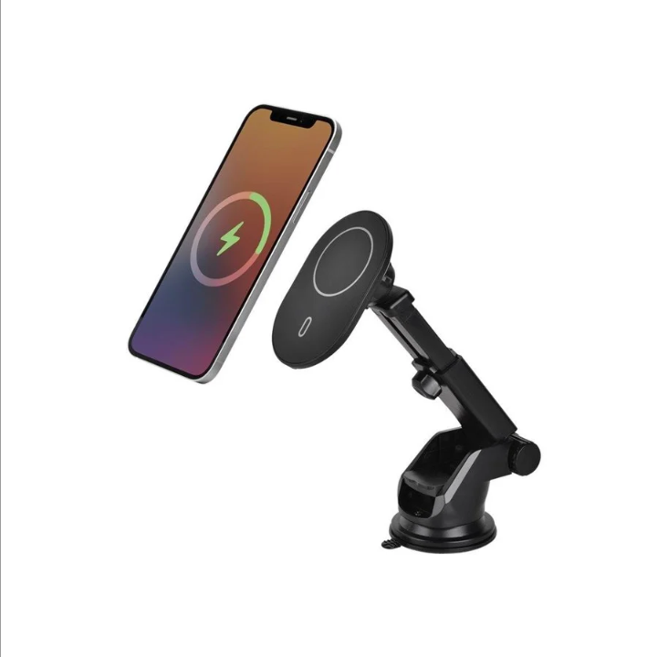 Deltaco wireless car charger with magnet compatib