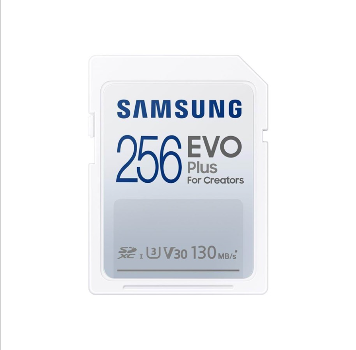 Samsung EVO Plus SD - 130MB/s - 256GB