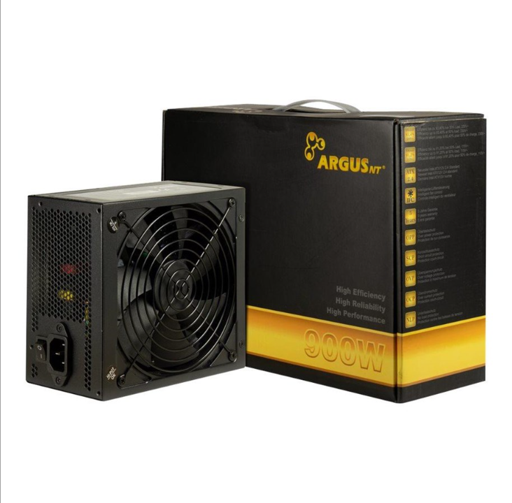 Inter-Tech Argus GPS-900 power supply - 900 Watt - 140 mm - 80 Plus Gold certificate