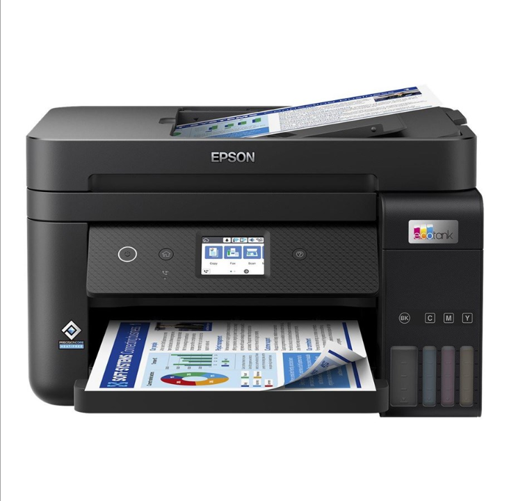 Epson EcoTank ET-4850 多功能喷墨打印机带传真 - 彩色 - 墨水