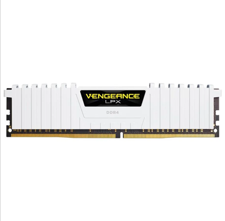 Corsair Vengeance LPX DDR4-3200 - 32 جيجا بايت - CL16 - ثنائي القناة (2 قطعة) - Intel XMP - أبيض