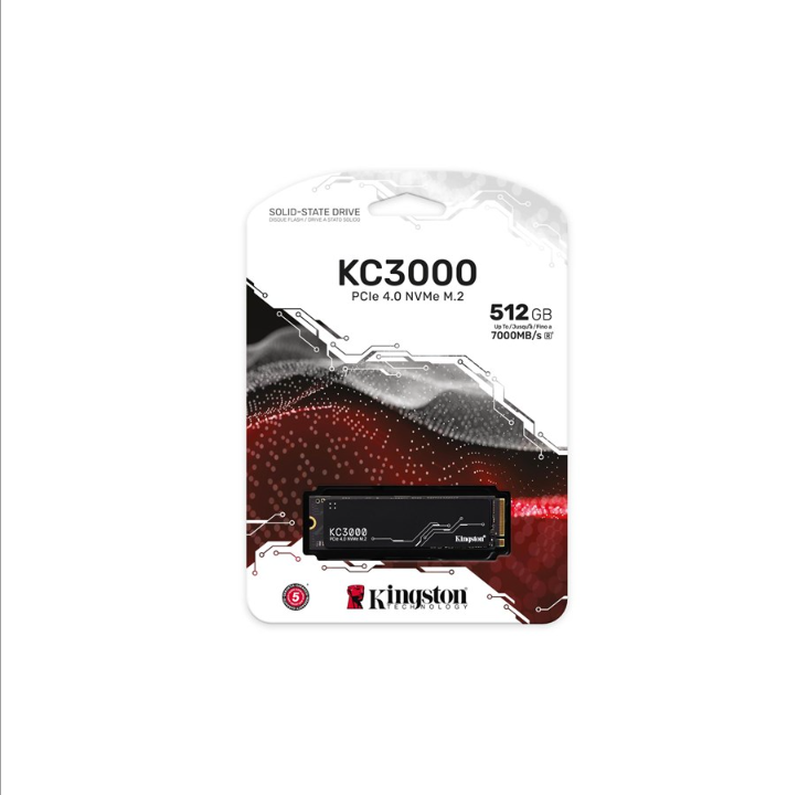 كينجستون KC3000 SSD - 512 جيجا بايت - PCIe 4.0 - M.2 2280