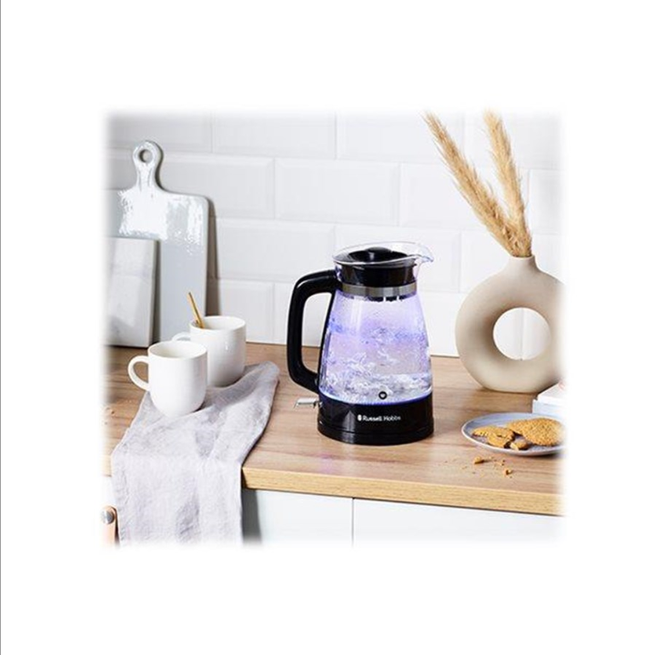 Russell Hobbs Classic Glass Kettle 26080-70 - Black - 2400 W