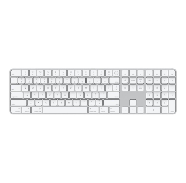 Apple Magic Keyboard 带 Touch ID 和数字小键盘 - 键盘 - 英文 - 白色