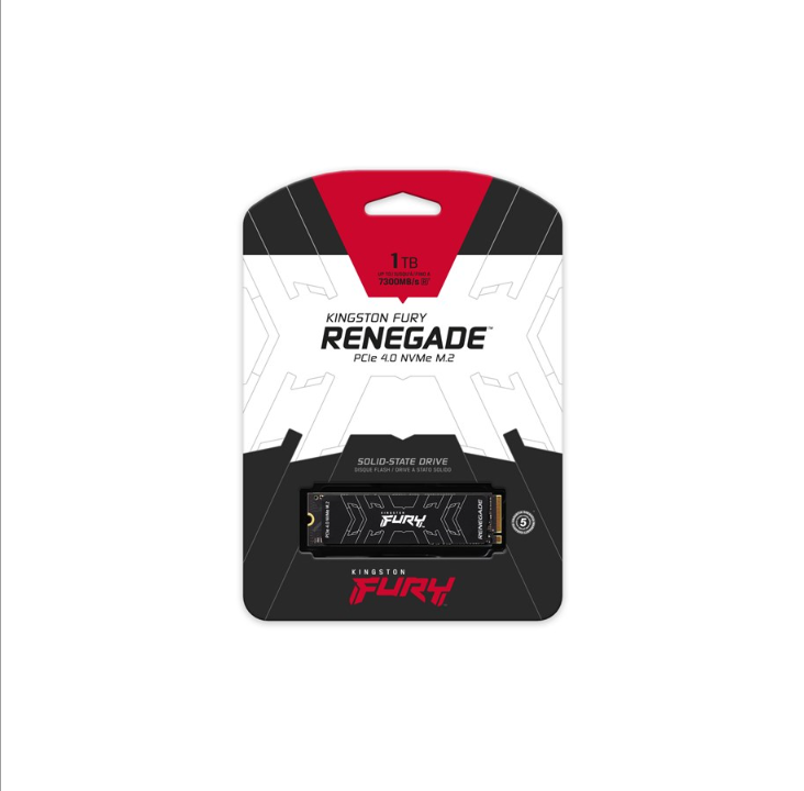 Kingston FURY Renegade SSD - 1 تيرابايت - بدون موزع للحرارة - M.2 2280 - PCIe 4.0