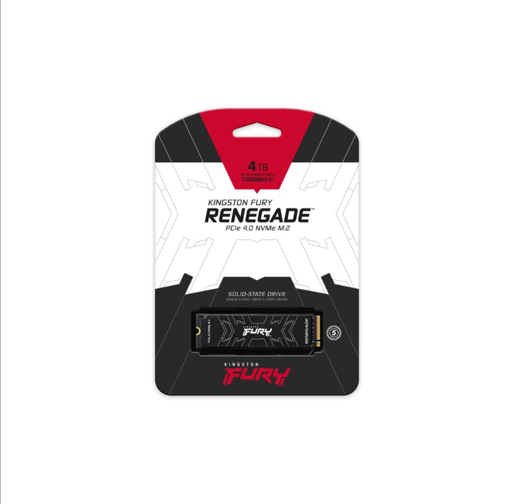 Kingston FURY Renegade SSD - 4TB - Without heat spreader - M.2 2280 - PCIe 4.0