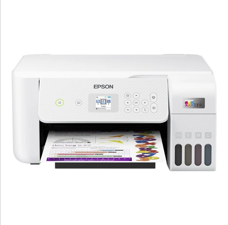 Epson EcoTank ET-2826 All in One Inkjet Printer Multifunction - Color - Ink