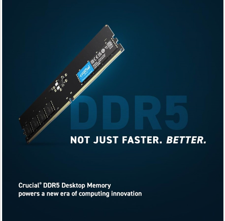 Crucial DDR5-4800 C40 SC - 16GB