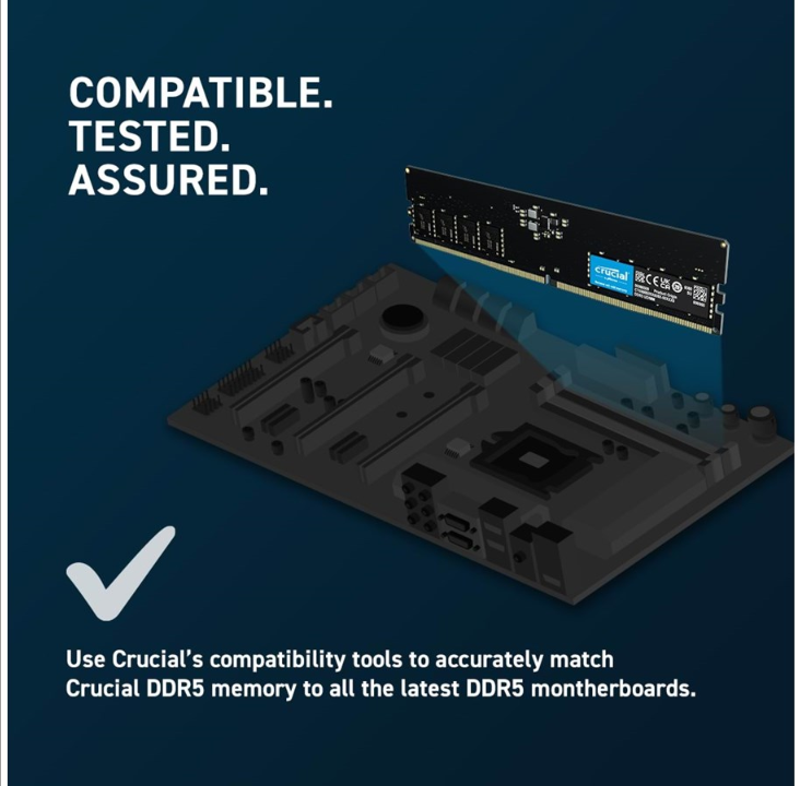 Crucial DDR5-4800 C40 SC - 16GB