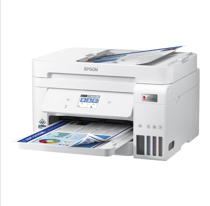 Epson EcoTank ET-4856 All in One Inkjet Printer Multifunction with Fax - Color - Ink