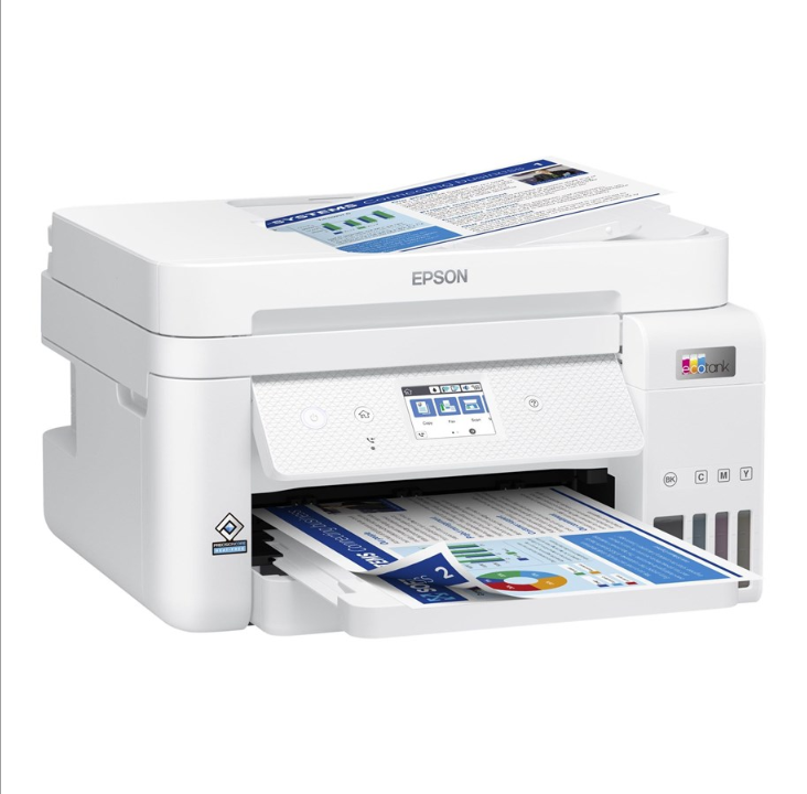 Epson EcoTank ET-4856 All in One Inkjet Printer Multifunction with Fax - Color - Ink