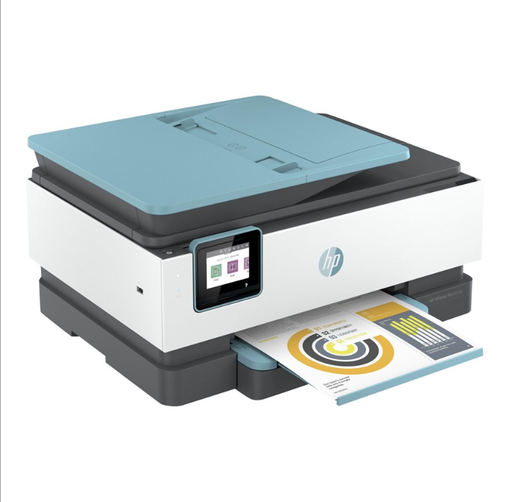 HP Officejet Pro 8025e All-in-One Inkjet Printer Multifunction with Fax - Color - Ink