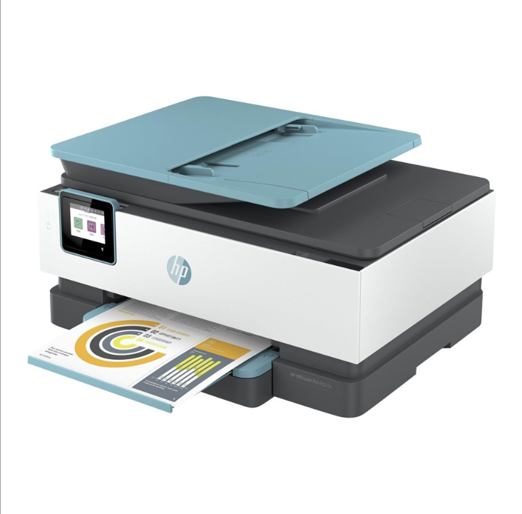 HP Officejet Pro 8025e All-in-One Inkjet Printer Multifunction with Fax - Color - Ink