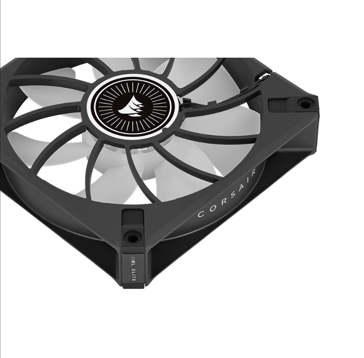 Corsair iCUE ML120 RGB ELITE Magnetic Levitation with AirGuide - Black - Chassis fan - 120mm - Black with RGB LED - 30 dBA