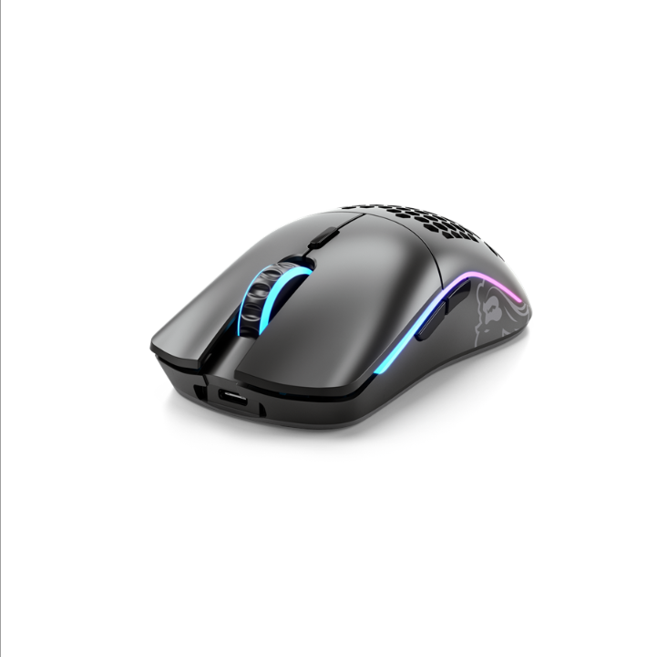 Glorious Model O- Wireless - Matte Black - Gaming mouse - Optic - 6 buttons - Black with RGB light