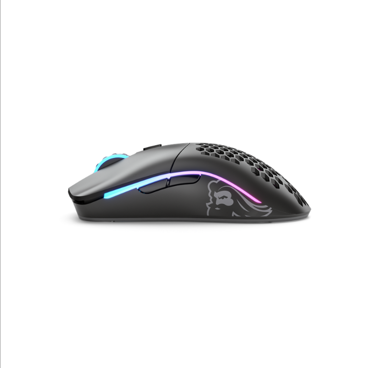 Glorious Model O- Wireless - Matte Black - Gaming mouse - Optic - 6 buttons - Black with RGB light