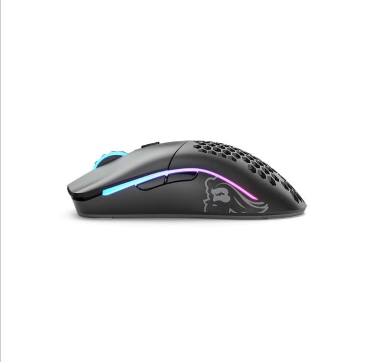 Glorious Model O- Wireless - Matte Black - Gaming mouse - Optic - 6 buttons - Black with RGB light *DEMO*