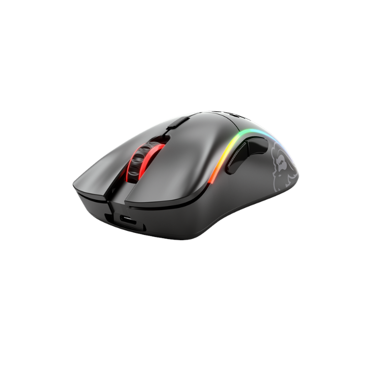 Glorious Model D- Wireless - Matte Black - Gaming mouse - Optic - 6 buttons - Black with RGB light