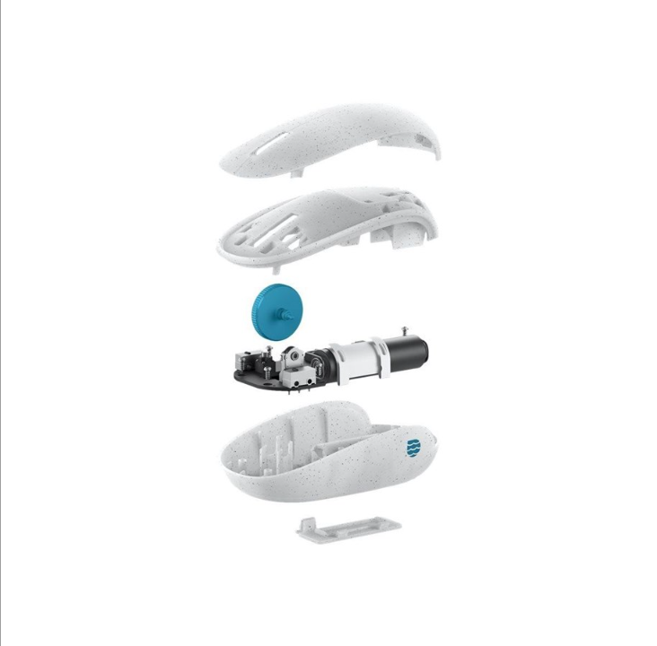 Microsoft Ocean Plastic Mouse - mouse - Bluetooth 5.0 LE - seashell - Mouse - Optic - 3 buttons - White
