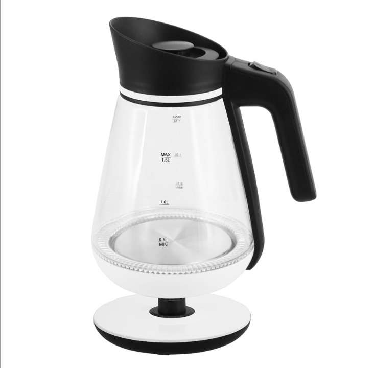 Emerio Water Kettle - White - 2200 W